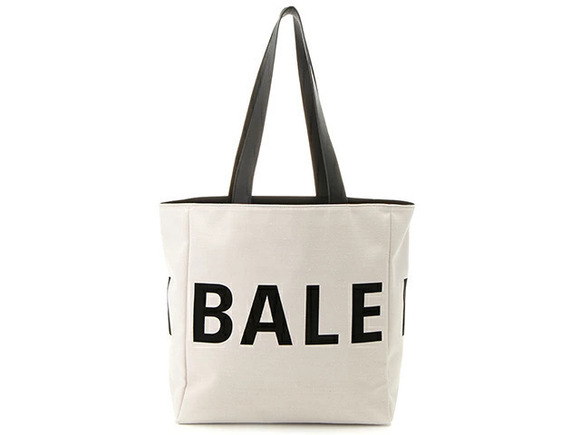 Balenciaga Handbags - Balenciaga tote bag black white canvas leather August card SS